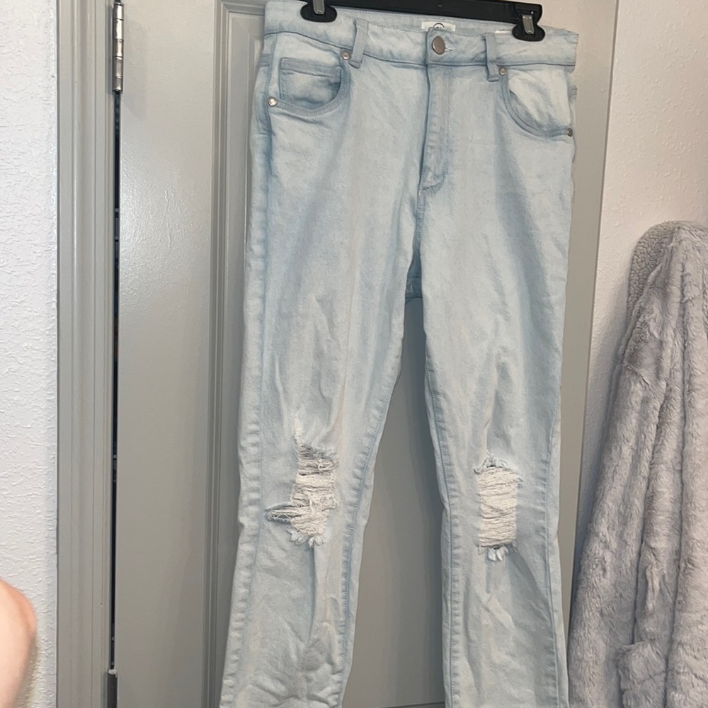 90s fit light washed Jean